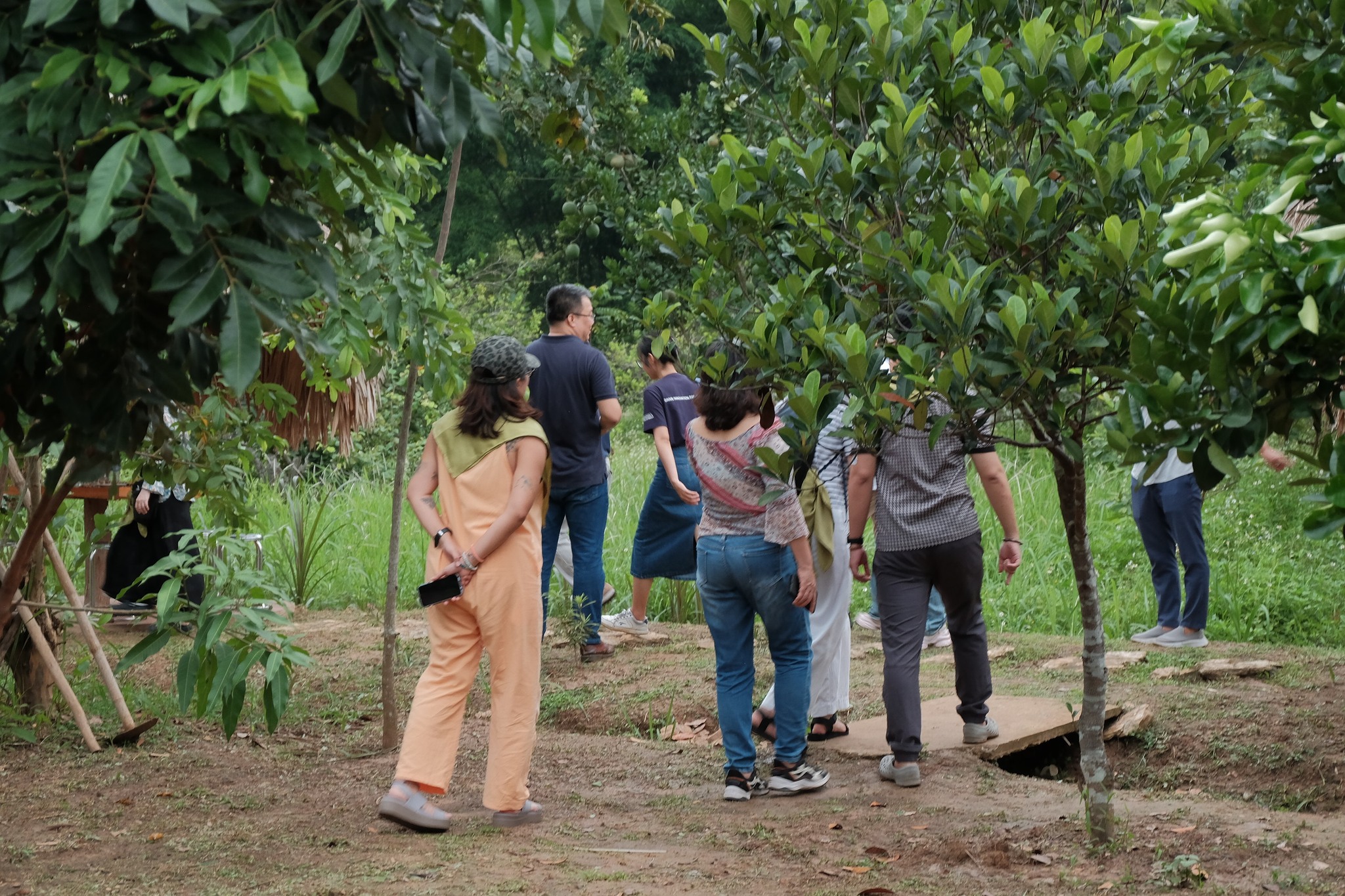 Forest Ecopreneurs participants during a field learning visit.
