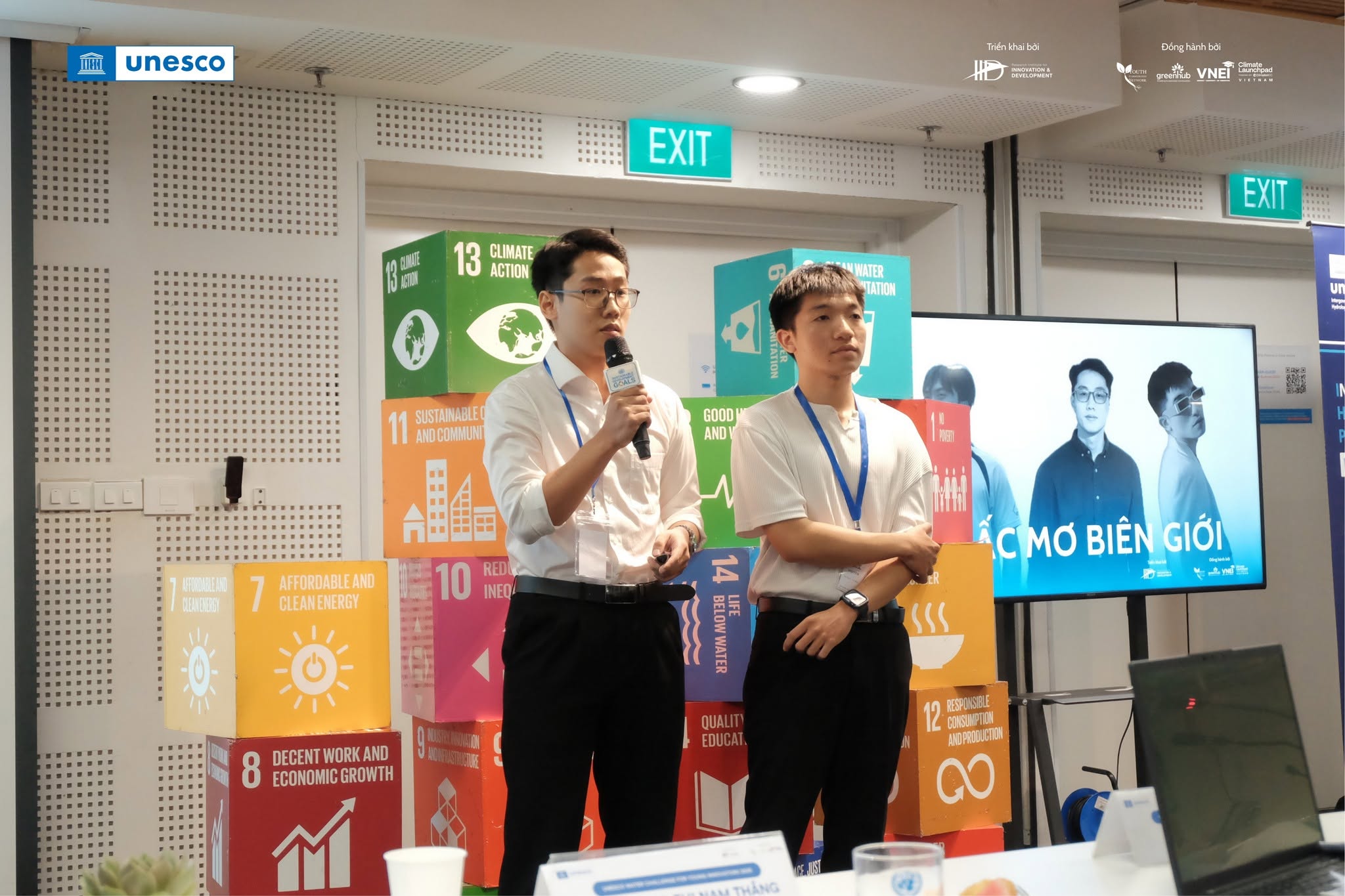 Promotional poster for the UNESCO Water Challenge for Young Innovators 2025.