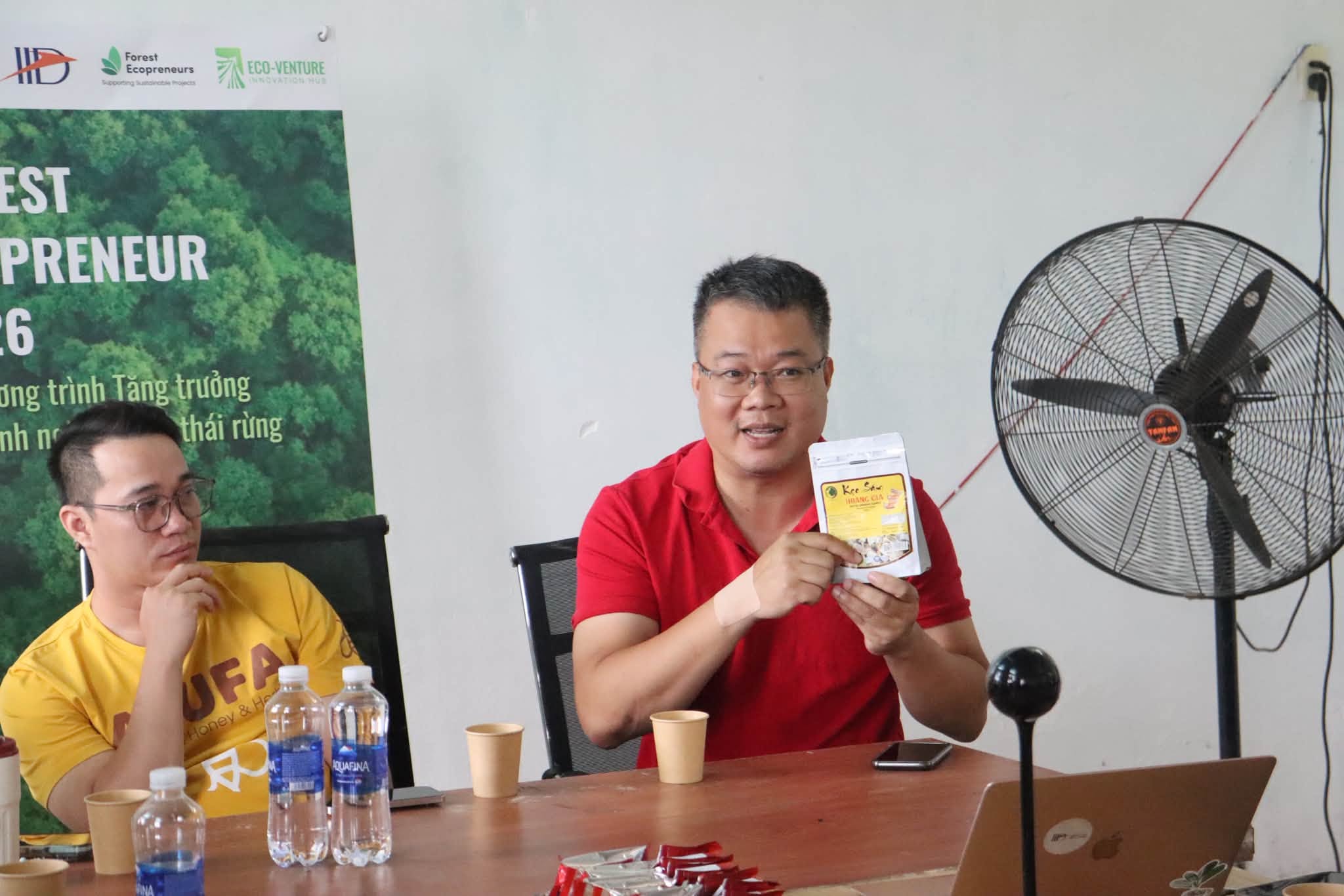 Mentors and participants attending a Forest Ecopreneurs training session.